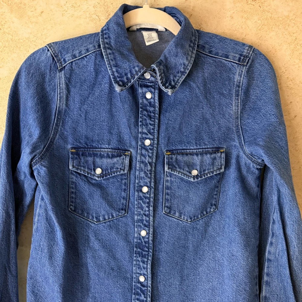 H&M Blue Denim Women's Shirt